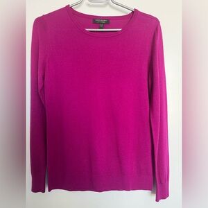 Banana Republic Pink Silk Cashmere Crew Neck Sweater, Size S